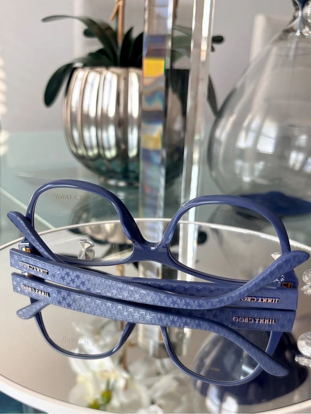 Jimmy Choo Star Embossed Optical Frames